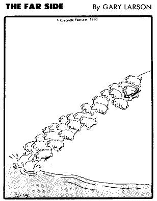 Illustration for article titled Lemmings don't commit mass suicide, Disney pushed them off a cliff